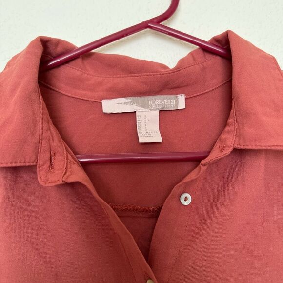 Forever 21 Long sleeve botton down Romper size S - Picture 4 of 7